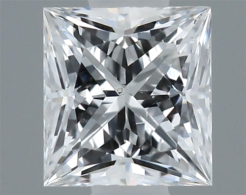 0.31 carat E-SI1 Natūralus Princess Deimantas (1)