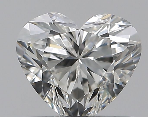 0.51 carat H-SI1 Natūralus Heart Deimantas (1)