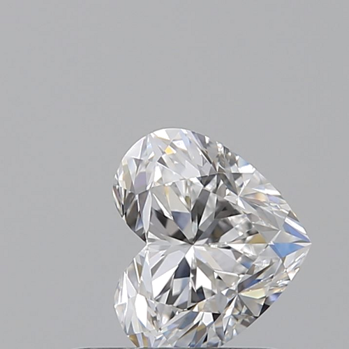0.54 carat E-VVS1 Natūralus Heart Deimantas (1)