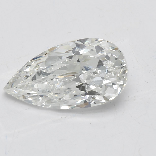 2.0 carat G-SI2 Natūralus Pear Deimantas (1)