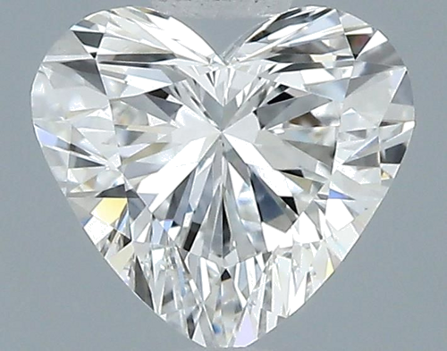 0.62 carat F-VS2 Natūralus Heart Deimantas (1)