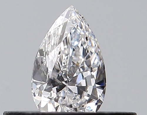0.25 carat E-VVS2 Natūralus Pear Deimantas (1)