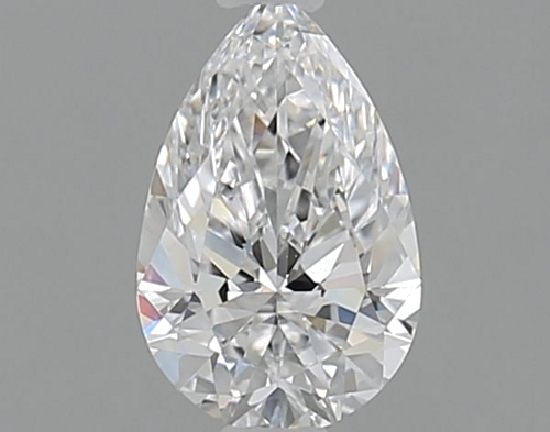0.5 carat D-VVS2 Natūralus Pear Deimantas (1)