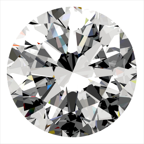 0.3 carat I-SI1 Very Good cut Natūralus Round Deimantas (1)