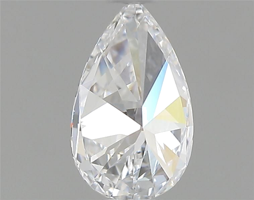 0.4 carat D-VS2 Natūralus Pear Deimantas (1)
