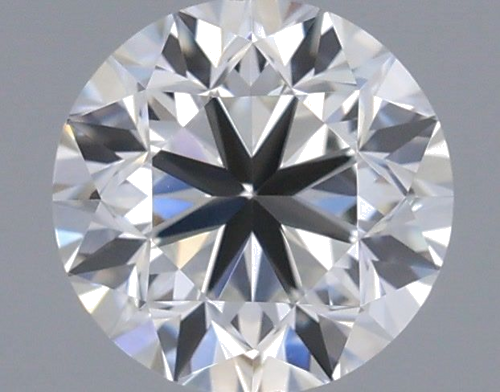 0.5 carat H-VVS1 GD cut Natūralus Round Deimantas (1)