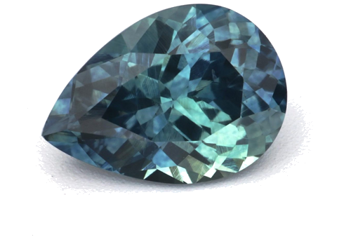 0.85 carat GREEN Pear Safyras (1)