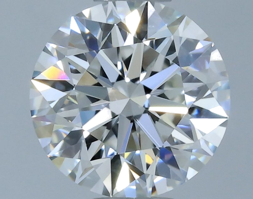 0.53 carat F-VVS2 Excellent cut Natūralus Round Deimantas (1)