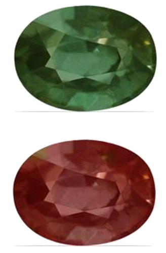 0.38 carat GREEN Oval Alexandrite (1)