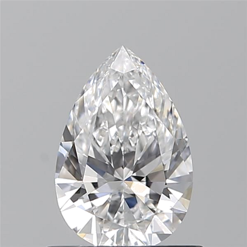0.7 carat D-IF Natūralus Pear Deimantas (1)