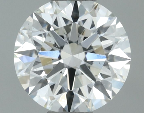 0.52 carat I-SI1 Excellent cut Natūralus Round Deimantas (1)