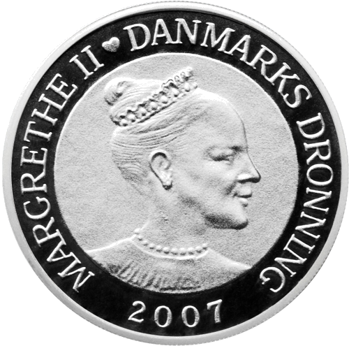 100 Krone Polar Year 2007 Denmark Silver Coin (2)