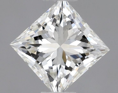 0.37 carat J-VVS2 Natūralus Princess Deimantas (1)