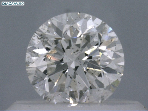 0.38 carat I-SI2 GD cut Natūralus Round Deimantas (1)