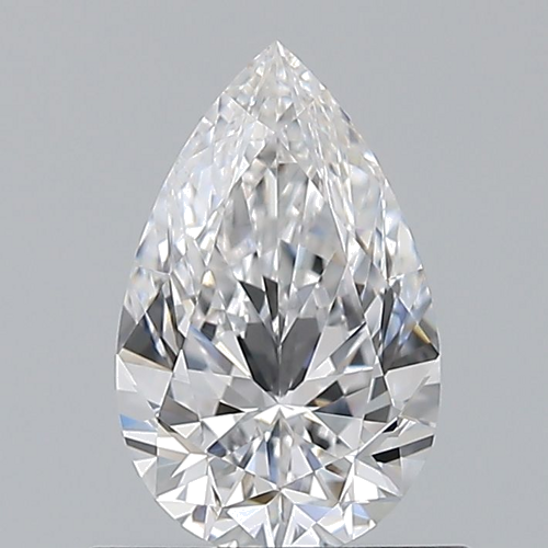 0.7 carat D-VVS2 Natūralus Pear Deimantas (1)