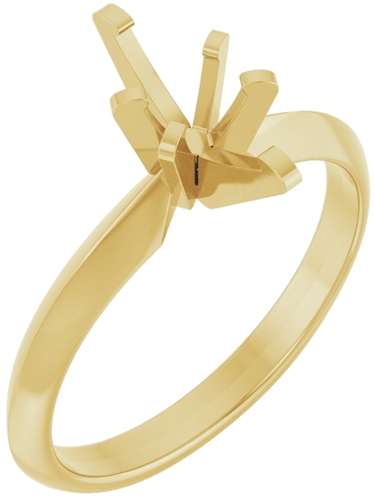 14K Yellow 8.5x4.5 mm Marquise Solitaire Engagement Ring Mounting (1)