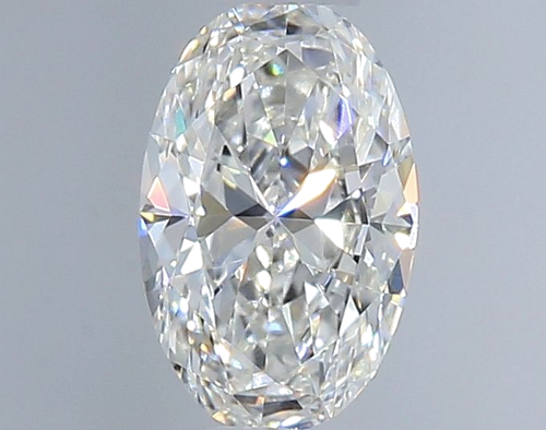 0.4 carat F-VVS2 Natūralus Oval Deimantas (1)
