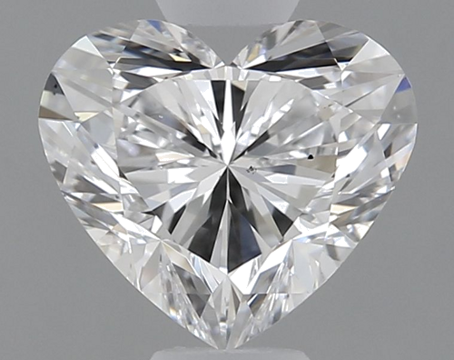 0.9 carat D-SI1 Natūralus Heart Deimantas (1)