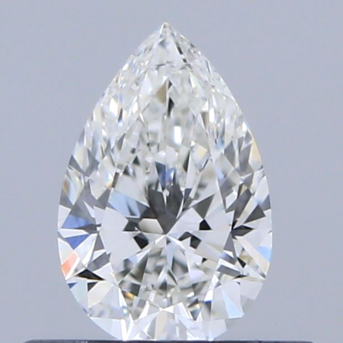 0.34 carat G-VVS1 Natūralus Pear Deimantas (1)