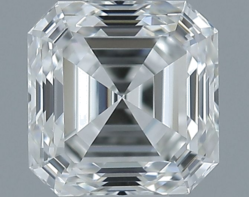 0.5 carat G-VVS1 Natūralus Asscher Deimantas (1)