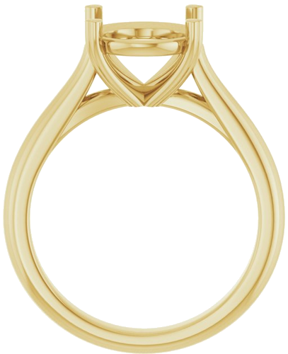Sužadėtuvių Žiedas „Hearts on Top™“ 14k yellow gold Oval 11mm x 9mm (2)
