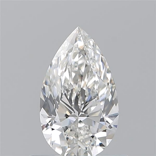 0.7 carat H-VVS2 Natūralus Pear Deimantas (1)