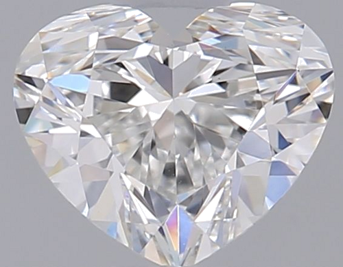 0.5 carat F-VS1 Natūralus Heart Deimantas (1)