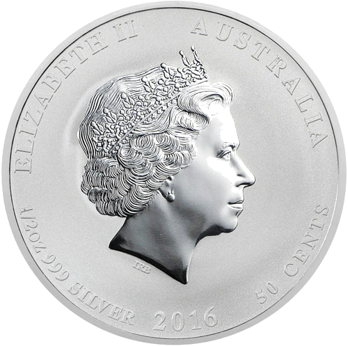 1/2 oz Beždžionės metai 2016 (Lunar II) Australija sidabrinė moneta (2)