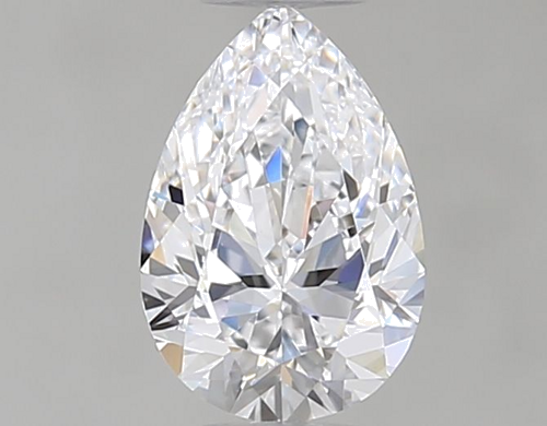 0.48 carat D-IF Natūralus Pear Deimantas (1)