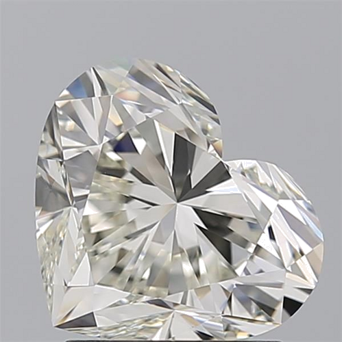 2.01 carat K-VVS2 Natūralus Heart Deimantas (1)