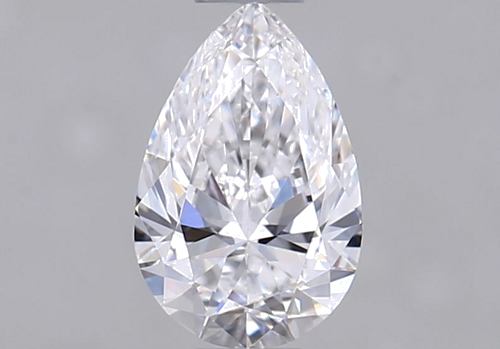 0.42 carat D-VVS1 Natūralus Pear Deimantas (1)