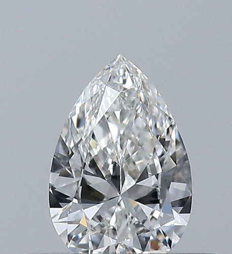 0.3 carat G-VVS2 Natūralus Pear Deimantas (1)