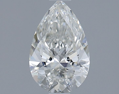 1.0 carat G-SI2 Natūralus Pear Deimantas (1)