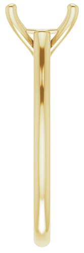 Sužadėtuvių Žiedas „Solitaire“ 585 Geltonojo Aukso Round 9mm (4)