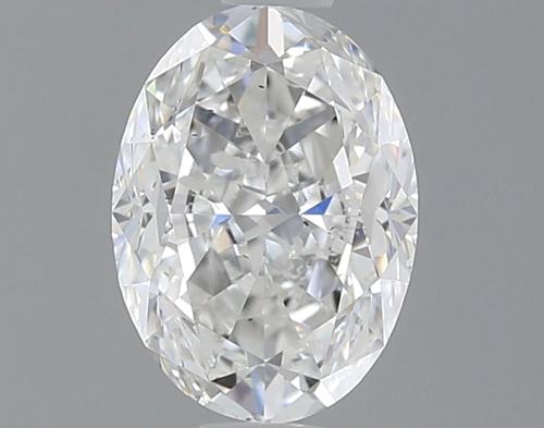 1.0 carat F-SI1 Natūralus Oval Deimantas (1)