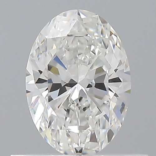 0.53 carat F-VVS1 Natūralus Oval Deimantas (1)