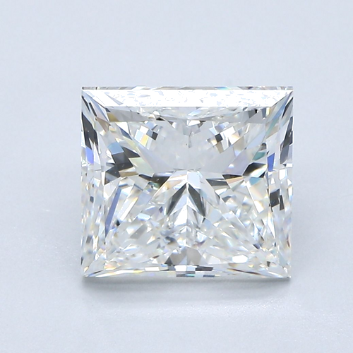 4.01 carat G-SI1 Natūralus Princess Deimantas (1)