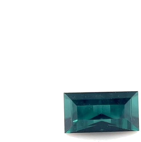 0.7 carat BLUE Baguette Tourmaline (1)
