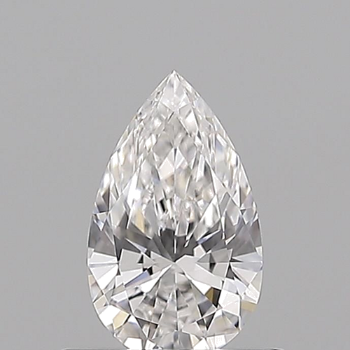 0.5 carat D-VS2 Natūralus Pear Deimantas (1)