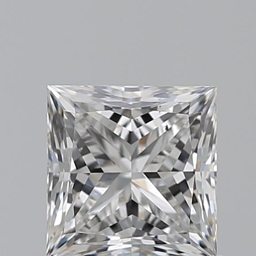 1.01 carat F-SI1 Natūralus Princess Deimantas (1)