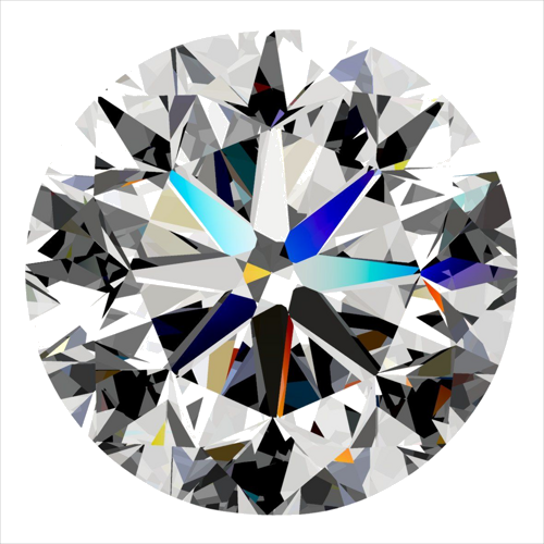0.3 carat I-SI1 GD cut Natūralus Round Deimantas (1)