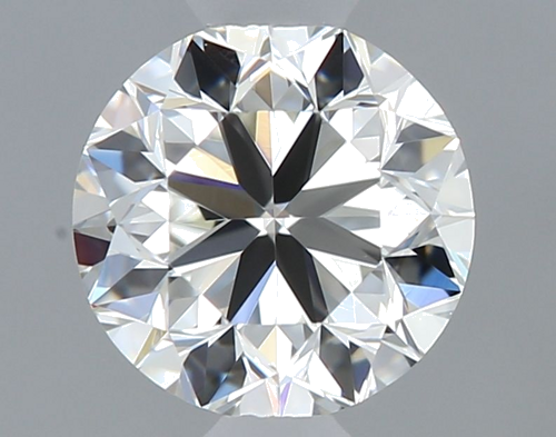 0.51 carat I-VVS1 Very Good cut Natūralus Round Deimantas (1)