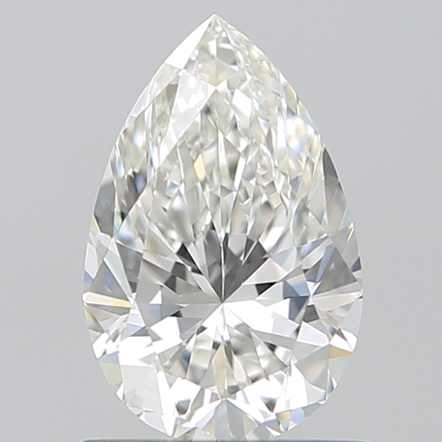 1.0 carat H-VS1 Natūralus Pear Deimantas (1)