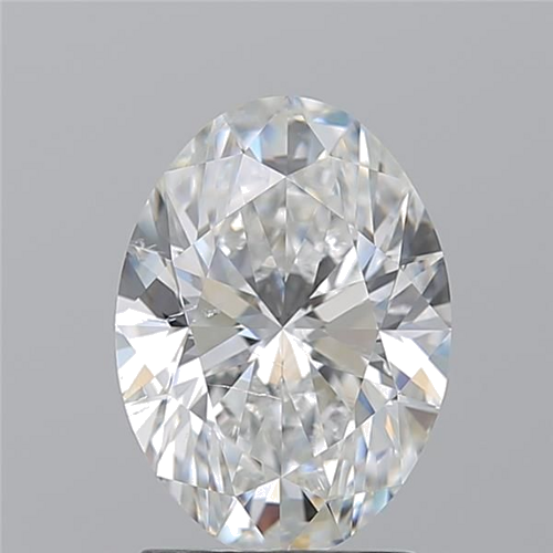 2.2 carat F-SI2 Natūralus Oval Deimantas (1)