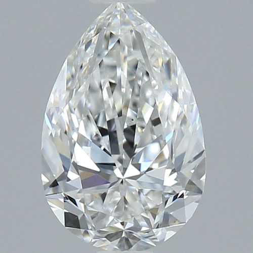 1.01 carat F-VS2 Natūralus Pear Deimantas (1)