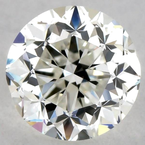 0.5 carat J-VVS2 Fair cut Natūralus Round Deimantas (1)