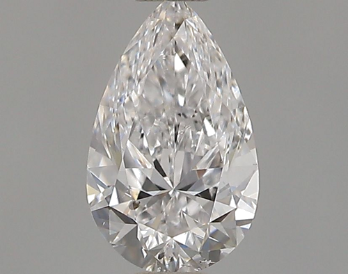 0.3 carat D-SI2 Natūralus Pear Deimantas (1)
