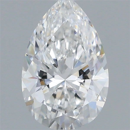 0.52 carat F-VS1 Natūralus Pear Deimantas (1)