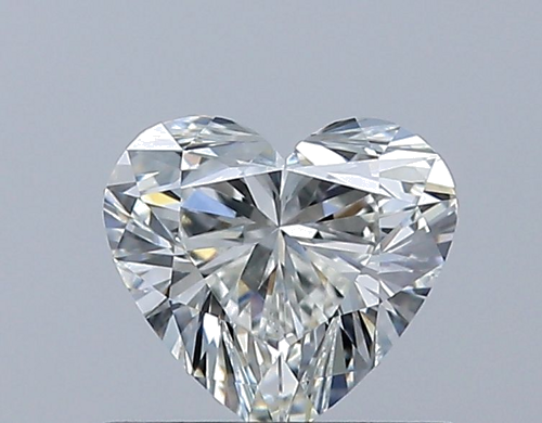 0.53 carat I-SI1 Natūralus Heart Deimantas (1)