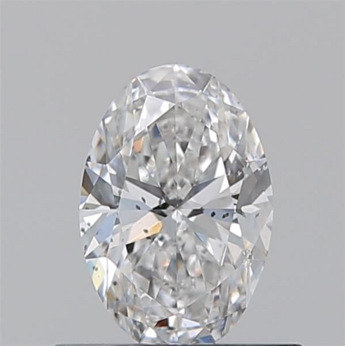 0.6 carat E-SI2 Natūralus Oval Deimantas (1)